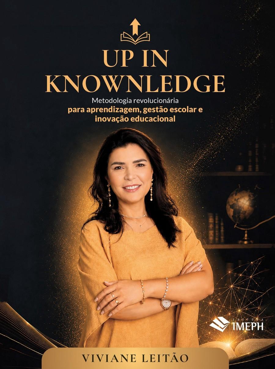 Capa do livro Up in Knowledge, de Viviane Leitão